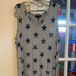 Cute Summer Maxi Dress with Tie detail on hemline